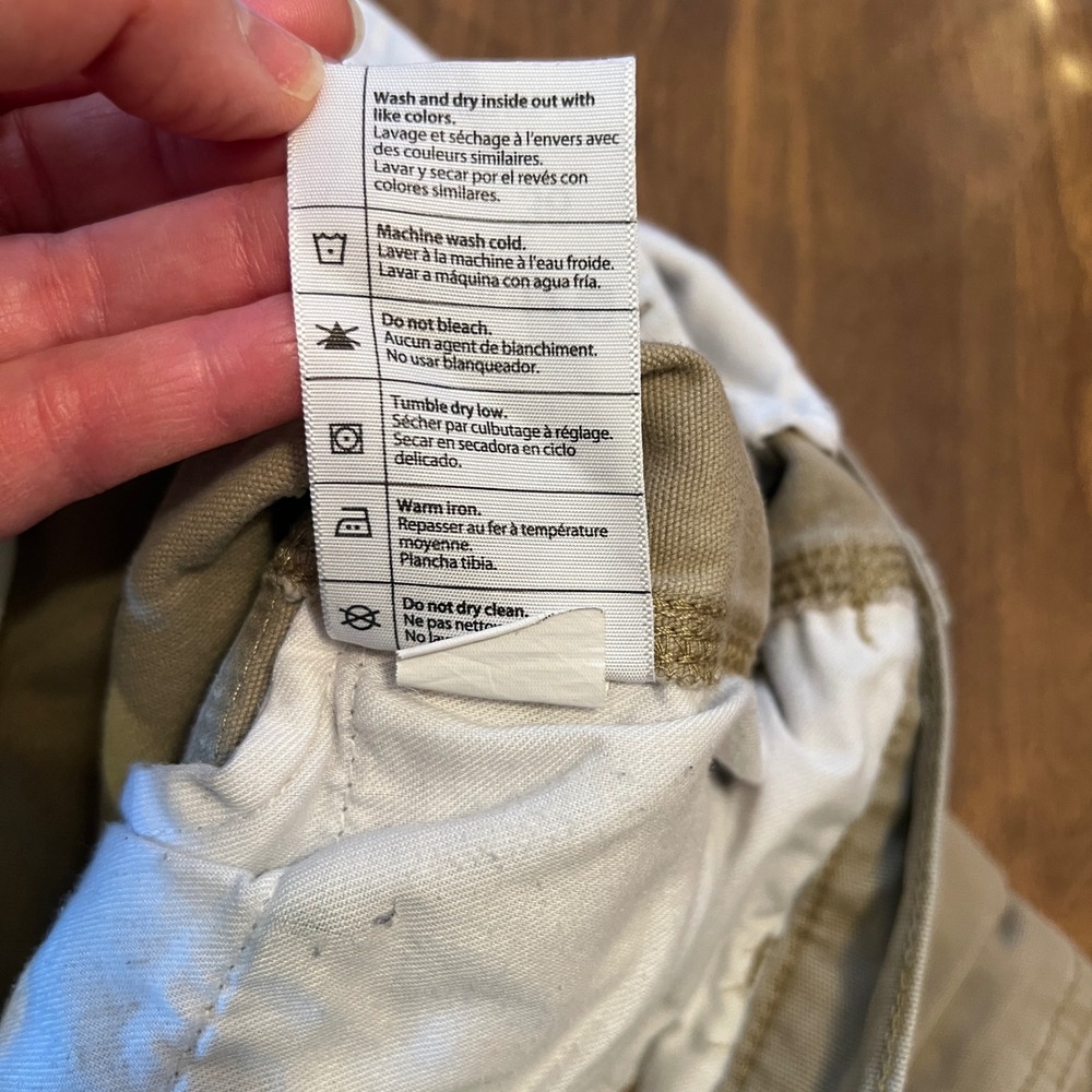Carhartt Mens 36 Relaxed Fit Cargo Shorts Tan Canvas Utility Workwear 103542 - Picture 7 of 14